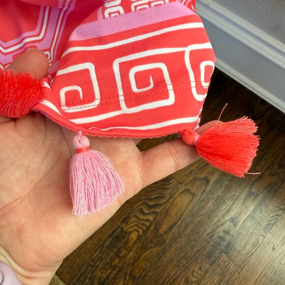 Cabana Life Coral Geo Off Shoulder Dress XL UPF 50+ Resort Beach Cover Up - Picture 4 of 9